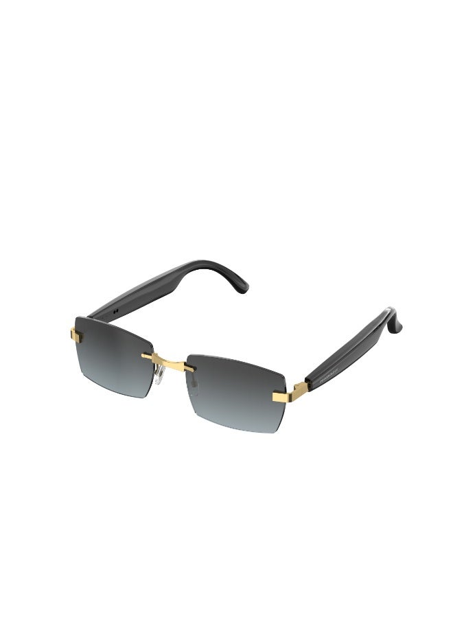 Powerology Cannes Photochromic Smart Audio Sunglasses with Smart Touch Control & UV Protection / 8H Playtime / HiFi Sound / Low Latency / Automatic Pairing / Smart Audio Pairing - Black - Image 2